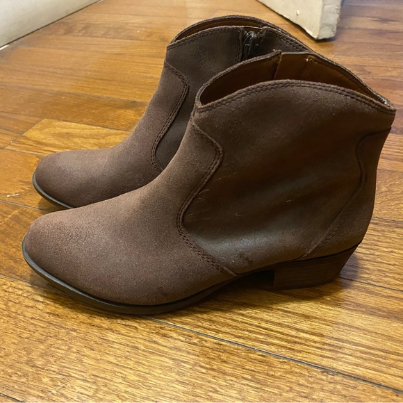 Lucky Brand Leather Ankle Boots | Size 6 | Brown | [LIKE NEW] - Picture 1 of 8